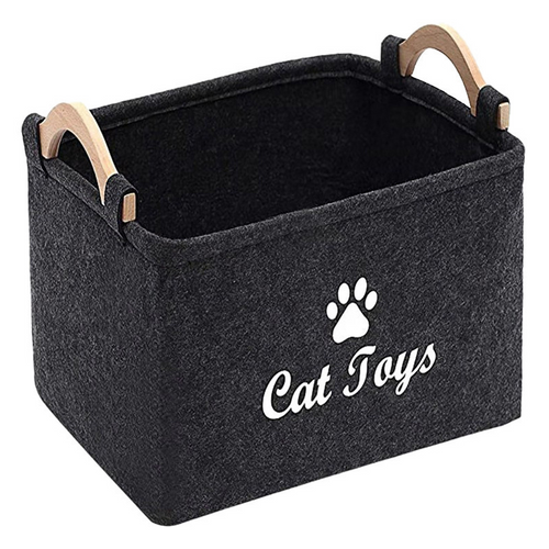 Cesta de fieltro para juguetes