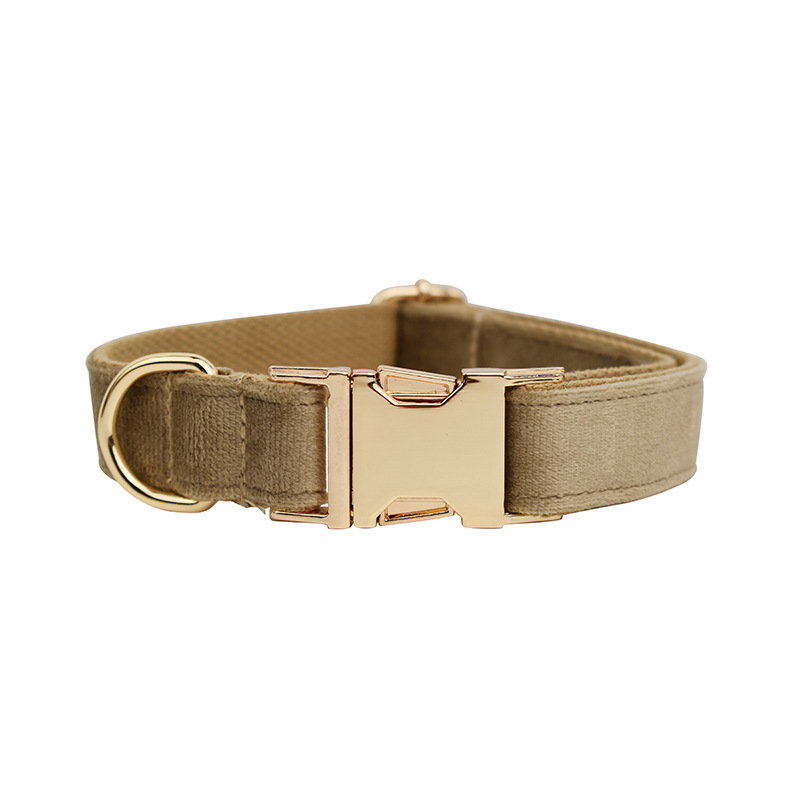 Collar y accesorios de terciopelo